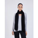Echarpe rectangle cachemire Violeta NOIR
