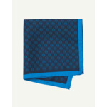 POCHETTE MONOGRAMME ALL-OVER BLEU