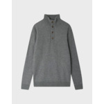 Pull Chris en laine et cachemire gris