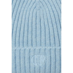 Bonnet côtelé cachemire broderie CP