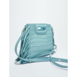 Sac M Mini en cuir effet croco