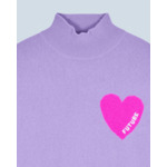 Pull Col Montant Coeur Léger