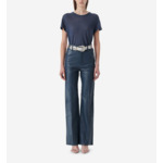 T-Shirt En Lin Col Rond Third