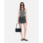 Débardeur Noir Sérigraphie Dangerous But Fun Femme