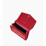 Portefeuille moyen modèle Charlotte en cuir lisse