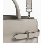 Sac à main moyen modèle Emie en cuir lisse et nubuck