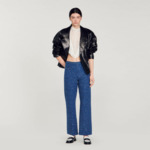 Pantalon en maille fantaisie