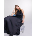 Sac M mini en sequins argents