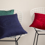 Lacoste - Housse de coussin en coton vert, L Lacoste