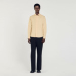 Chemise en coton et lin