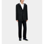 Veste Noire Avec Capuche Homme