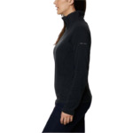 W Pine Ridge FS Fleece 1/2 Zip Noir