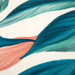 Olivier Desforges - Taie d'oreiller en percale de coton, Alocasia