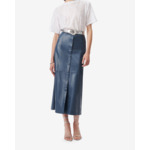 Jupe Longue En Cuir Thalie