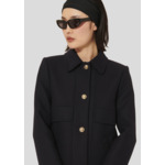 Manteau Marley-Nuit en Laine Froide