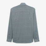 Chemise regular imprimé fantaisie bleu nuit