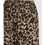LEOPARD AOP WIDE LEG PANTS