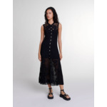 Robe longue en crochet