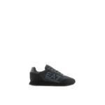 Lacets noirs et blancs - triple noir + fer à fer