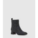 MONOGRAM ANKLE MID BOOTS