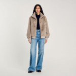 Blouson en fausse fourrure