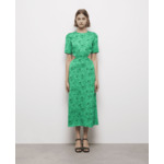Robe Longue A Manches Courtes Dos Nu Femme
