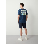 T-shirt en coton avec imprimé en relief