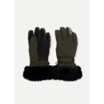 Gants de ski avec fourrure