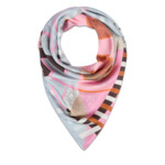 Motif Signature Duo - Carre 90 - Multico Rose