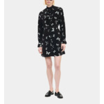 Robe Courte Imprimée Papillons Femme