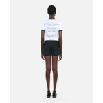 Short Noir En Tweed Femme