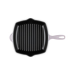 Skillet gril carré 26cm en fonte émaillée shell pink