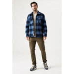 Men Overshirts Blue