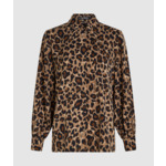 LEOPARD AOP BLOUSE