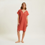 Laurence Tavernier - Chemise de nuit courte en voile de coton, Panarea