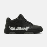 Off-White Out Of Office OOO "For Walking" Low Tops Black White