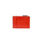 Lettrine De Lancel - Porte Carte Zip - Rouge Poppy