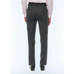 Pantalon gris en toile de laine fresco