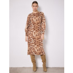 Robe cachemire Loanne LEOPARD