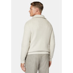 Pull Demi-Zip Sable En Laine Mérinos