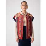 Cardigan en laine Mae et cachemire MARINE_POURPRE