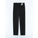 Pantalon grande taille en serge de laine