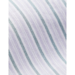 Chemise gaspard col américain en oxford rayé violet
