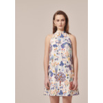 Robe Rebeka-Bleu en Coton