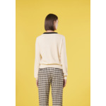 Gilet Gaëlle-Ecru en Laine