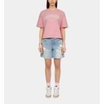 T-Shirt Rose Clair Avec Sérigraphie Silverlake Femme