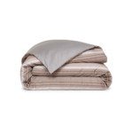 BOSS Home - Housse de couette en satin de coton, Metastripe