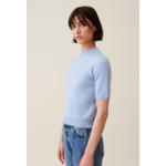 Pull laine col montant