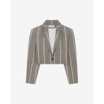 Veste De Tailleur À Rayures Dupa