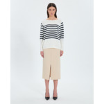 Pull ample marinière